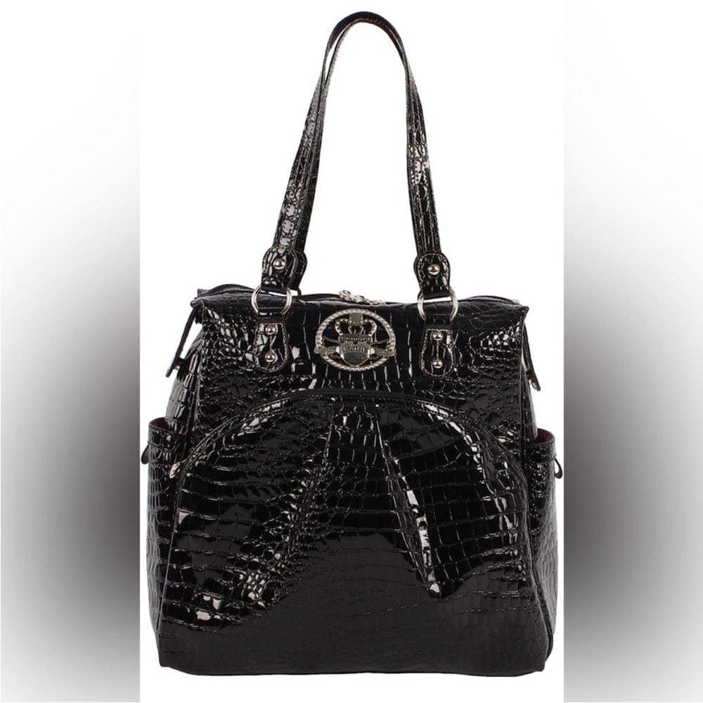 Kathy Van Zeeland Luggage Croco PVC “16 Shopper Bag